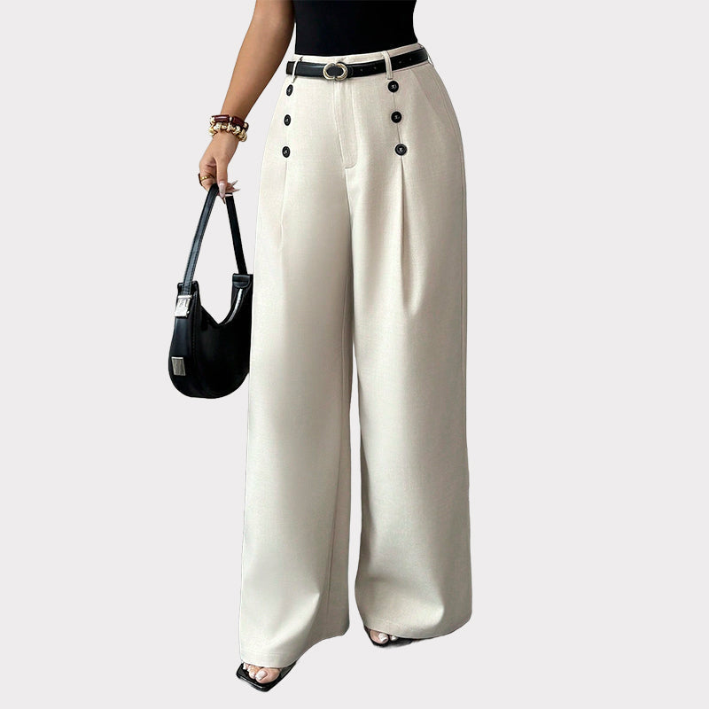 📢🎉50%Rabatt!!!🛍️✨Elegante zweireihige Marlenehose für Damen
