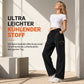 📢📢50%Rabatt!!!🎉✨Legere Damen-Cargo-Jogginghose, lockere Passform, schnell trocknend, atmungsaktiv, lange Hose mit Taschen