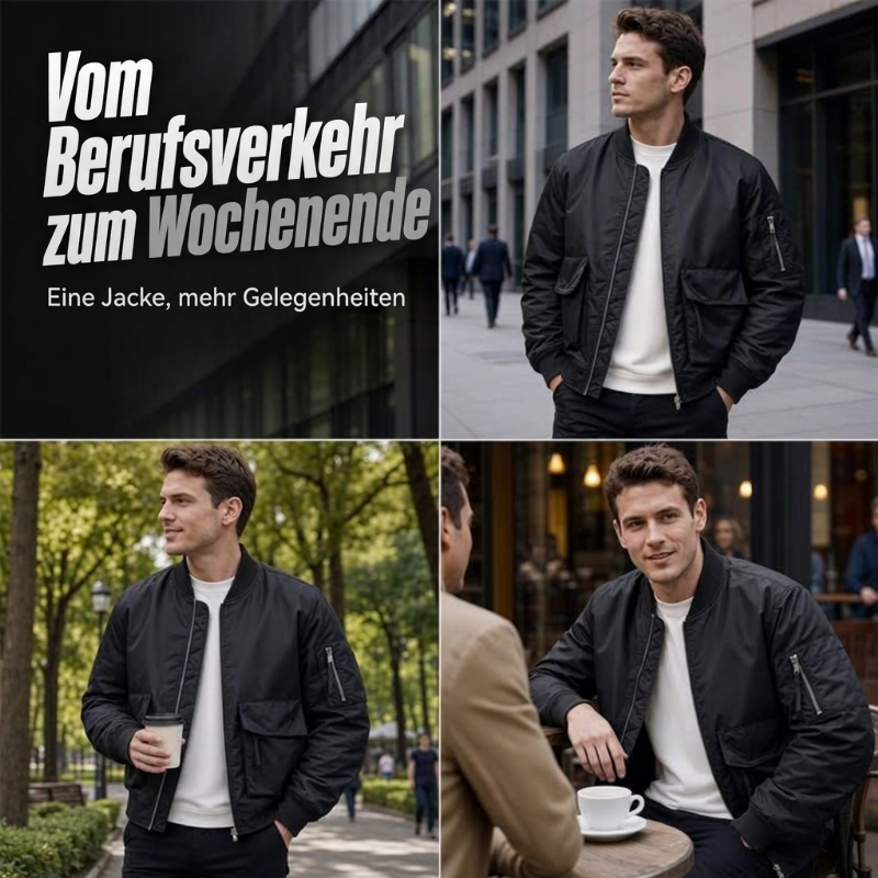 📢📢 50% Rabatt🎉✨Vielseitige MA-1 Bomberjacke