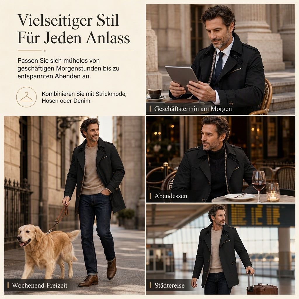🔥Beliebtes Produkt ！✨Herren Freizeit-Windjacke aus reiner Baumwolle, Arbeitsjacke für Frühling und Herbst