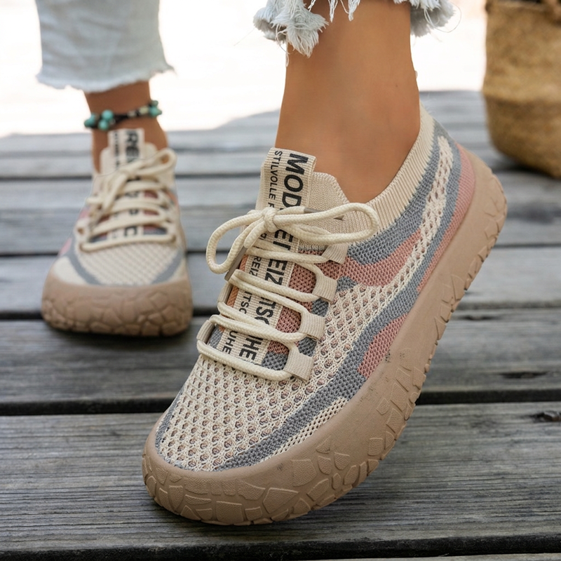 🔥Beliebtes Produkt ！📈 Verkaufshit Nr. 1 – direkt 50%! Atmungsaktive Strick-Sneaker für Damen