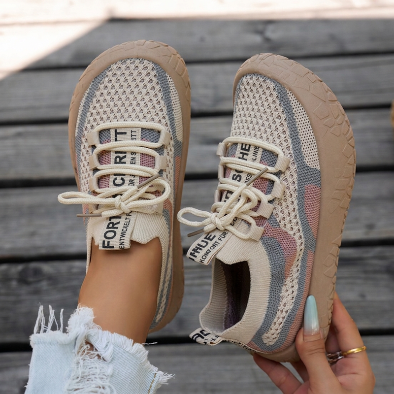 🔥Beliebtes Produkt ！📈 Verkaufshit Nr. 1 – direkt 50%! Atmungsaktive Strick-Sneaker für Damen