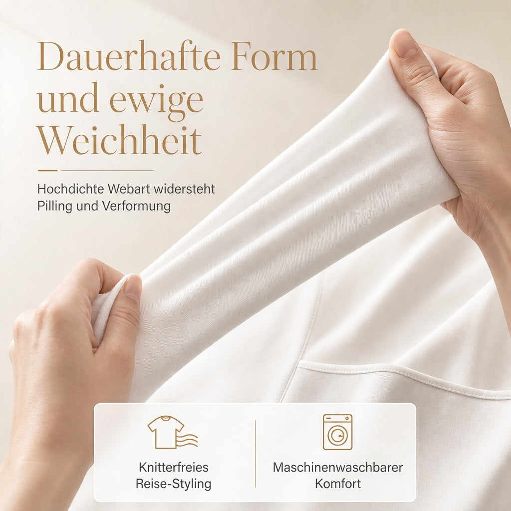 📢📢50%Rabatt!!!🎉✨Langärmliges A-Linien-Kleid mit U-Boot-Ausschnitt für Damen