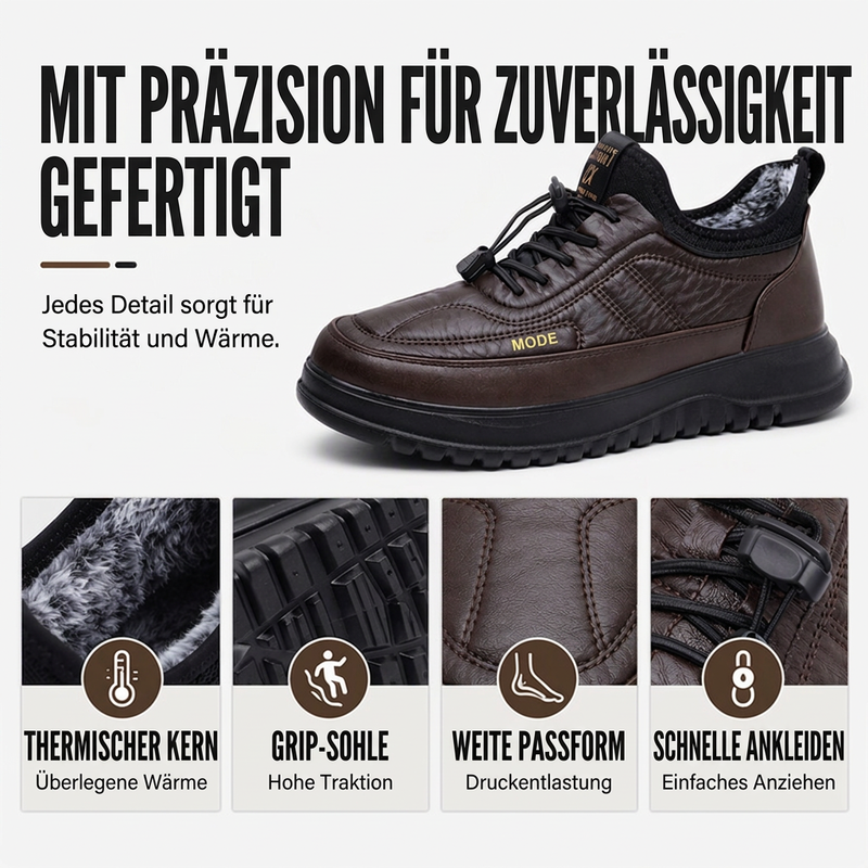 📢📢50%Rabatt!!!🎉✨Rutschfeste Herrenschuhe mit warmem Futter