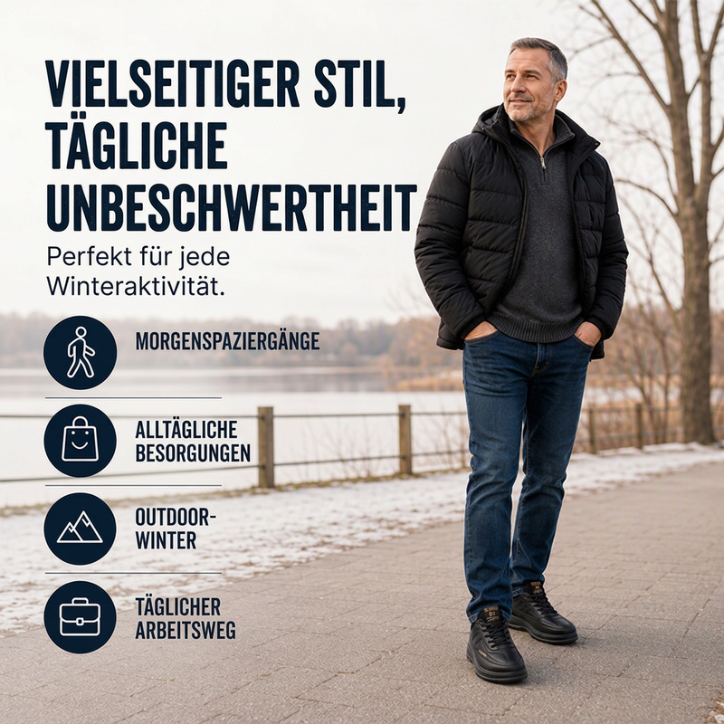 📢📢50%Rabatt!!!🎉✨Rutschfeste Herrenschuhe mit warmem Futter