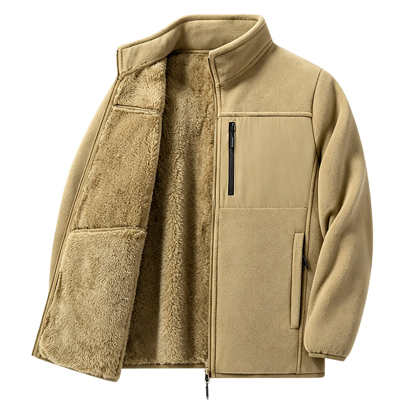 📢🎉50%Rabatt!!!🛍️✨Unisex schwere Fleecejacke mit durchgehendem Reißverschluss