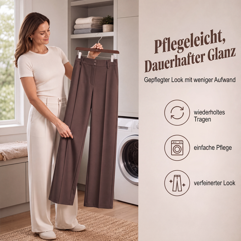 🔔 Letzte 100 Stück – solange der Vorrat reicht! Damen-Hochhaus-Weitbeinhosen