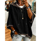 📢📢50%Rabatt!!!🎉✨Damen-Hoodie mit Leopardenmuster-Besatz