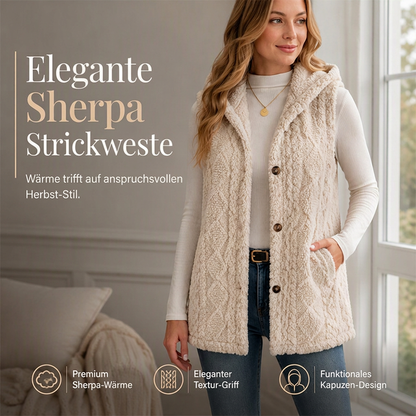 🔥Beliebtes Produkt ！✨Gemütliche, warme Kapuzenweste für Damen