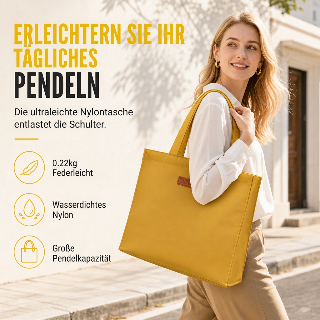 🔥Beliebtes Produkt ！✨Geräumige lässige Nylon-Tragetasche