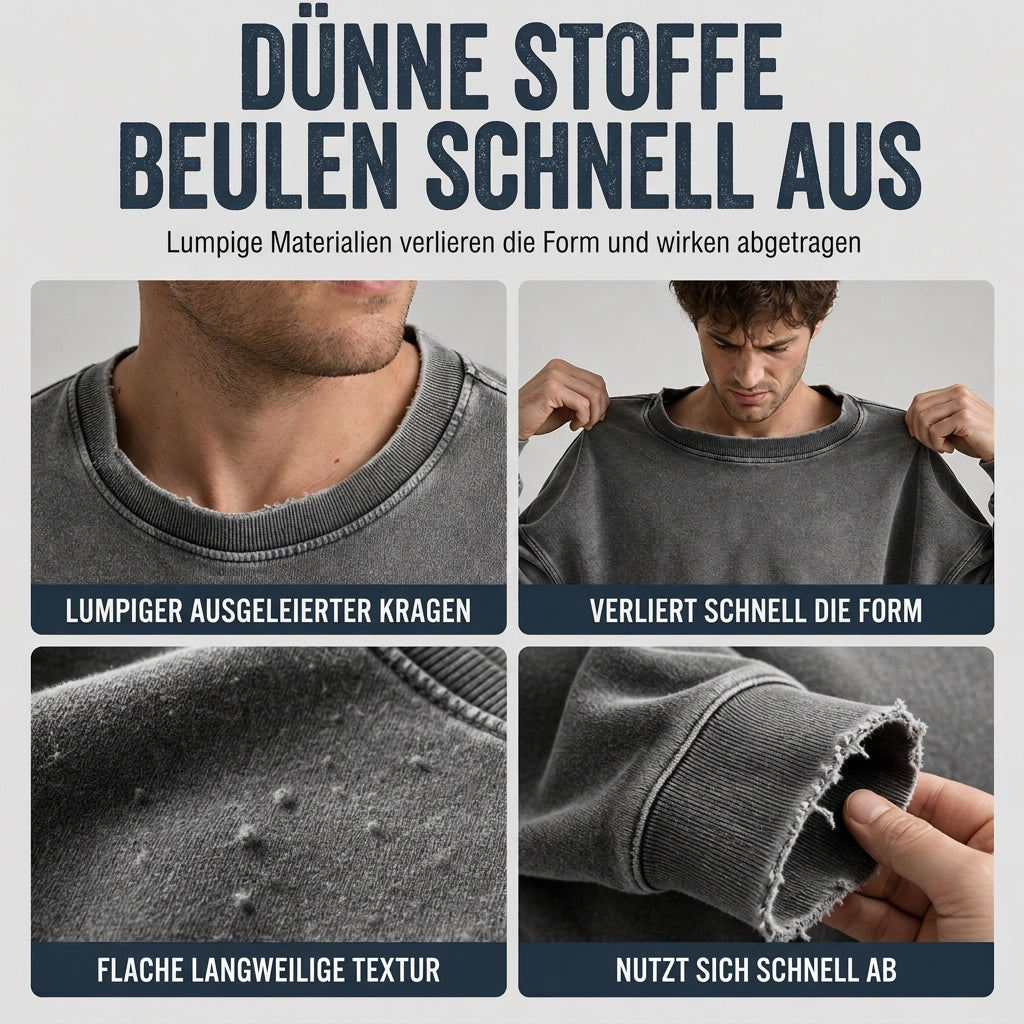 🔥Beliebtes Produkt ！✨Herren Vintage-Freizeit-Sweatshirt mit lockerer Passform