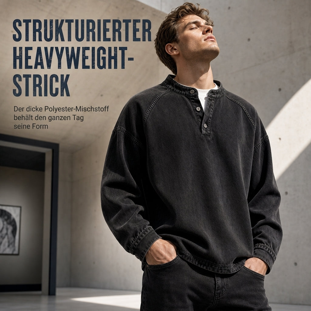 🔥Beliebtes Produkt ！✨Herren Vintage-Freizeit-Sweatshirt mit lockerer Passform