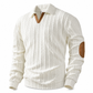 📢📢50%Rabatt!!!🎉✨Herren Casual Einfarbig Kragen Pullover Sweatshirt