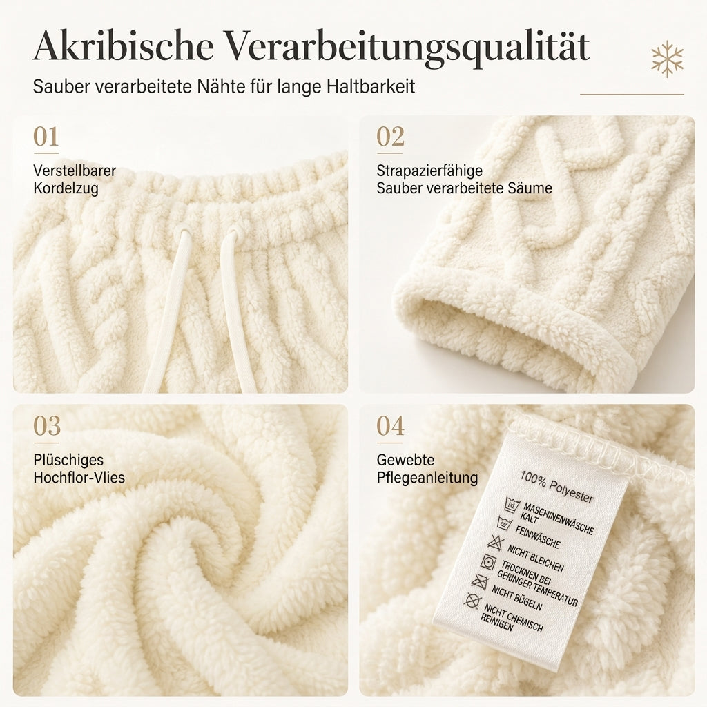📢📢50%Rabatt!!!🎉✨Legere, warme Lounge-Hosen für Damen mit Flanellfutter