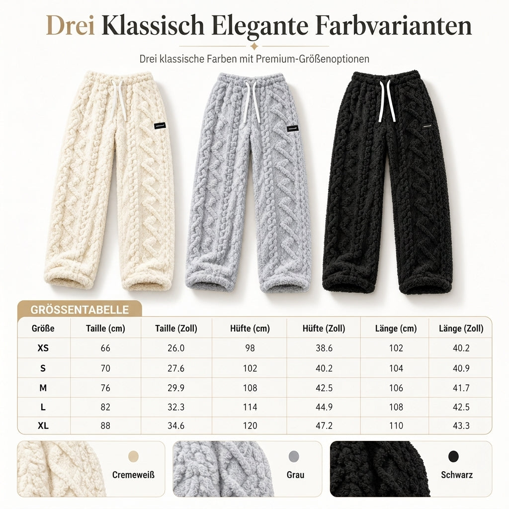 📢📢50%Rabatt!!!🎉✨Legere, warme Lounge-Hosen für Damen mit Flanellfutter