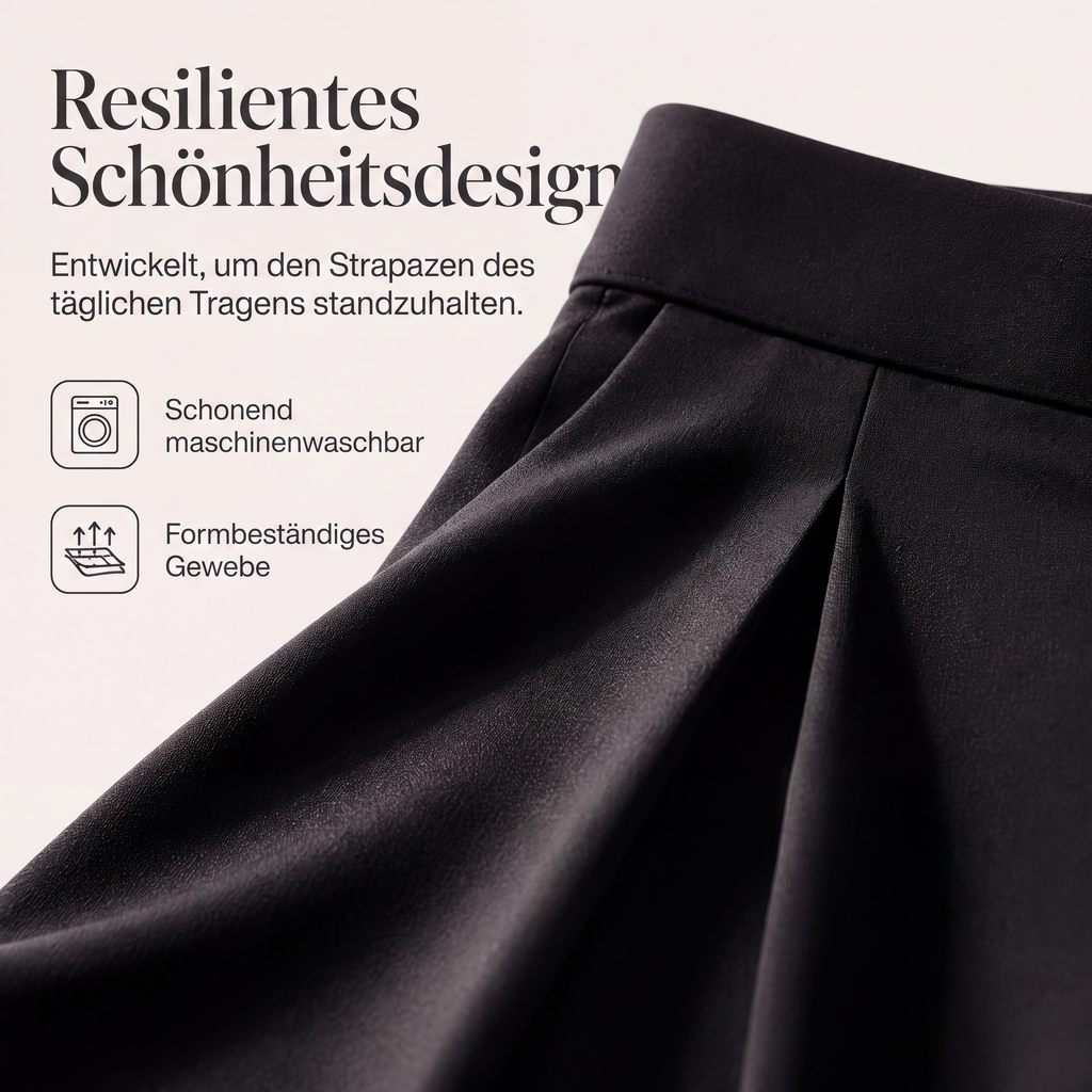 🔥Beliebtes Produkt ！✨Fließende hochtaillierte Weite Hose für Damen