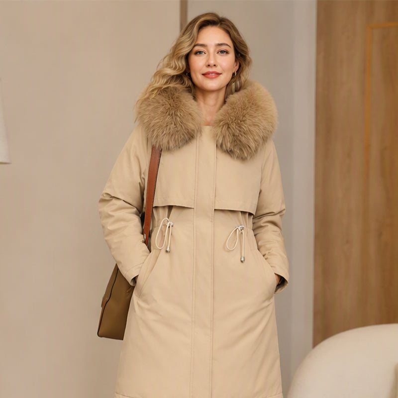 📢📢50%Rabatt!!!🎉✨Warme Damen-Winterjacke in mittellanger Länge