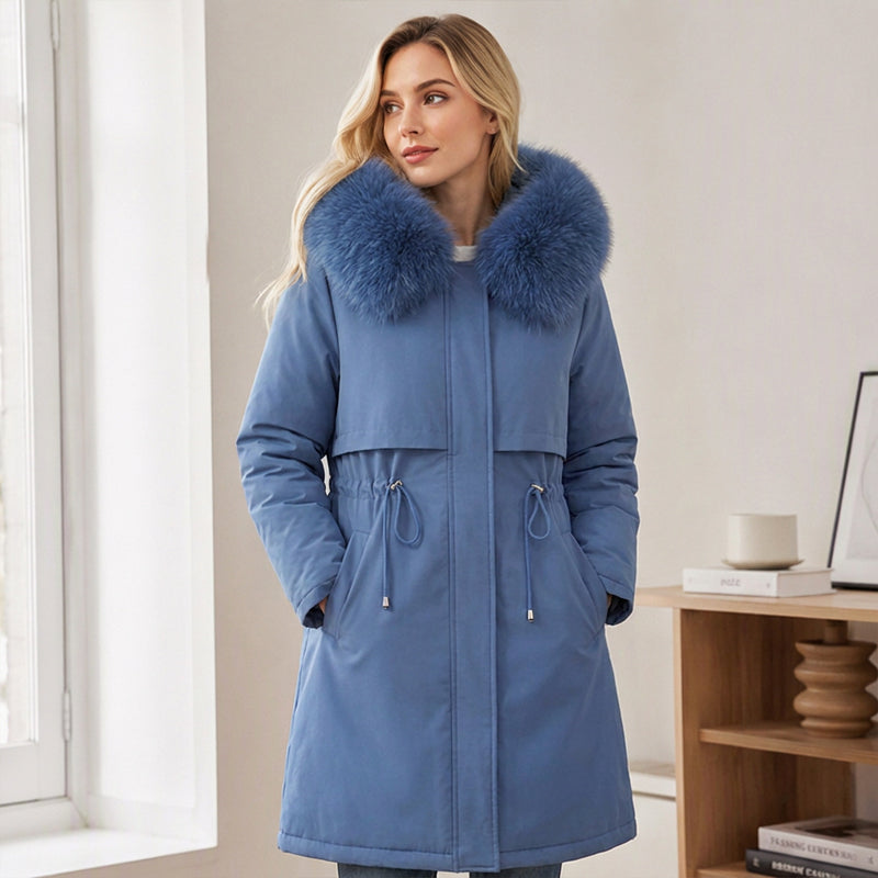 📢📢50%Rabatt!!!🎉✨Warme Damen-Winterjacke in mittellanger Länge