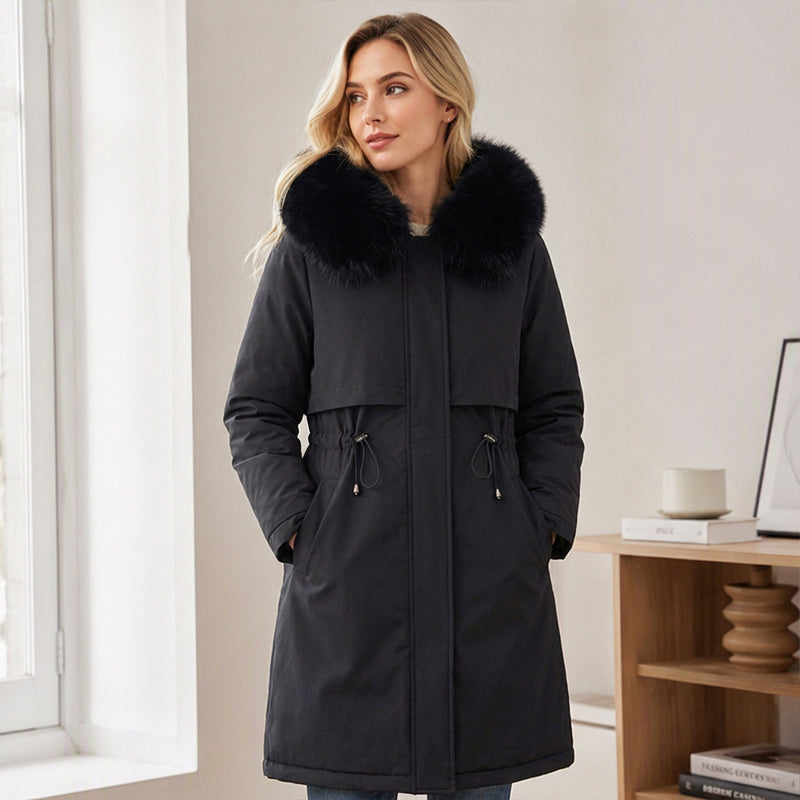 📢📢50%Rabatt!!!🎉✨Warme Damen-Winterjacke in mittellanger Länge