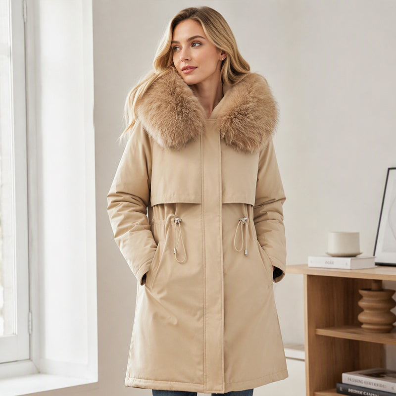 📢📢50%Rabatt!!!🎉✨Warme Damen-Winterjacke in mittellanger Länge