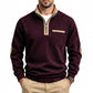 📢📢50%Rabatt!!!🎉✨Herren-Pullover mit Viertelreißverschluss und warmer Fütterung