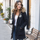 👥 Über 80.000 Käufer haben bereits zugeschlagen! Damen-Parka-Jacke mit warmem Futter und Kapuze