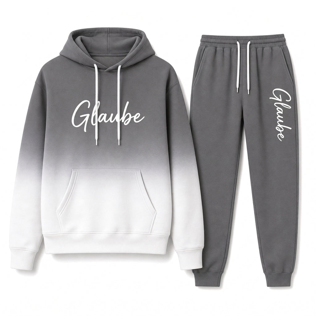📢🎉50%Rabatt!!!🛍️✨Herren 3D-Digitaldruck Langarm-Kapuzenpullover und Hosen Set, lockerer Trainingsanzug für Frühling und Herbst