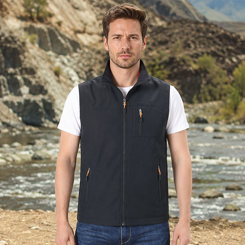 🔥Beliebtes Produkt ！✨Herren-Freizeit-Stehkragen-Outdoorweste