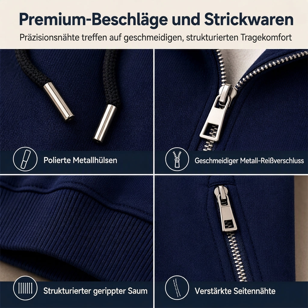 📢📢50%Rabatt!!!🎉✨Hochwertiger Damen-Kapuzenpullover mit durchgehendem Reißverschluss und Reißverschlusstaschen