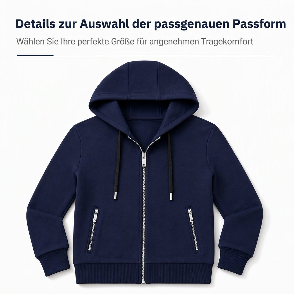 📢📢50%Rabatt!!!🎉✨Hochwertiger Damen-Kapuzenpullover mit durchgehendem Reißverschluss und Reißverschlusstaschen