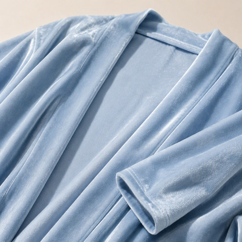📢📢50%Rabatt!!!🎉✨Samt-Cardigan für Damen mit offener Vorderseite