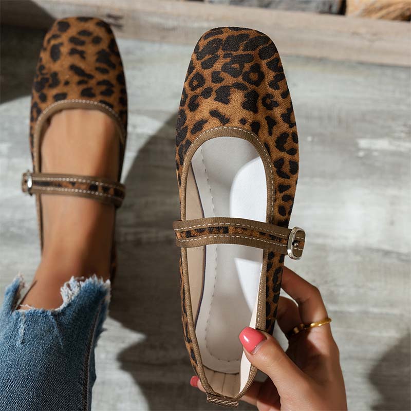 🥿 50% RABATT + GRATIS SOCKE! 👣 Bequeme Ballerinas aus PU in Wildlederoptik mit Riemchen – Weich, flexibel & stilvoll für jeden Tag 🧦