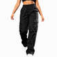📢🎉50%Rabatt!!!🛍️✨Damen-Cargohose mit lockerer Passform, geradem Bein, elastischem Bund mit Kordelzug und seitlichen Einschubtaschen