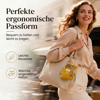 📢📢50%Rabatt!!!🎉✨Mini-Muschel-Tasche Schlüsselanhänger aus PU-Leder Lippenstift-Geldbörse für Münzen