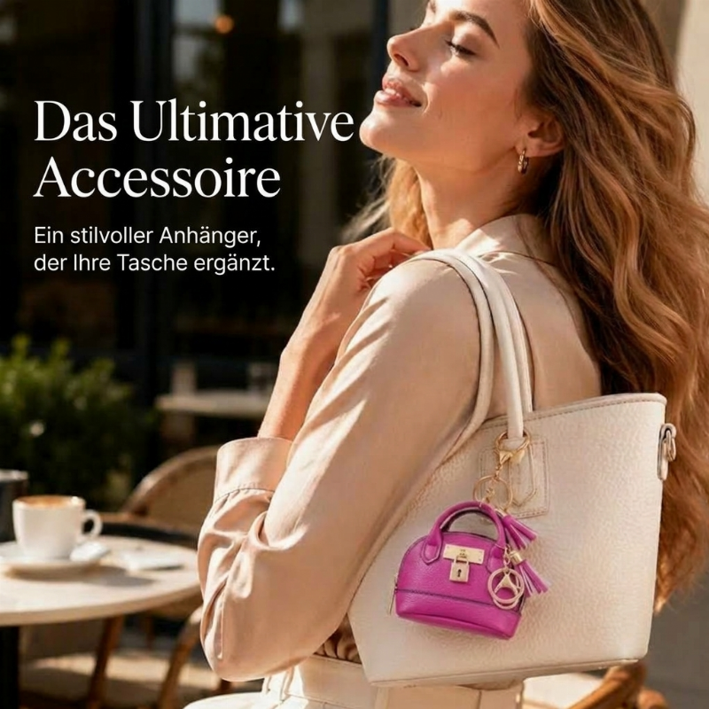 📢📢50%Rabatt!!!🎉✨Mini-Muschel-Tasche Schlüsselanhänger aus PU-Leder Lippenstift-Geldbörse für Münzen