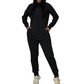 🔥Beliebtes Produkt ！✨Zweiteiliger, legere Trainingsanzug aus einfarbigem Stoff für Damen