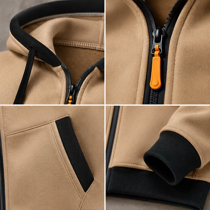 📢🎉50%Rabatt!!!🛍️✨Warme Kapuzenjacke mit Reißverschluss