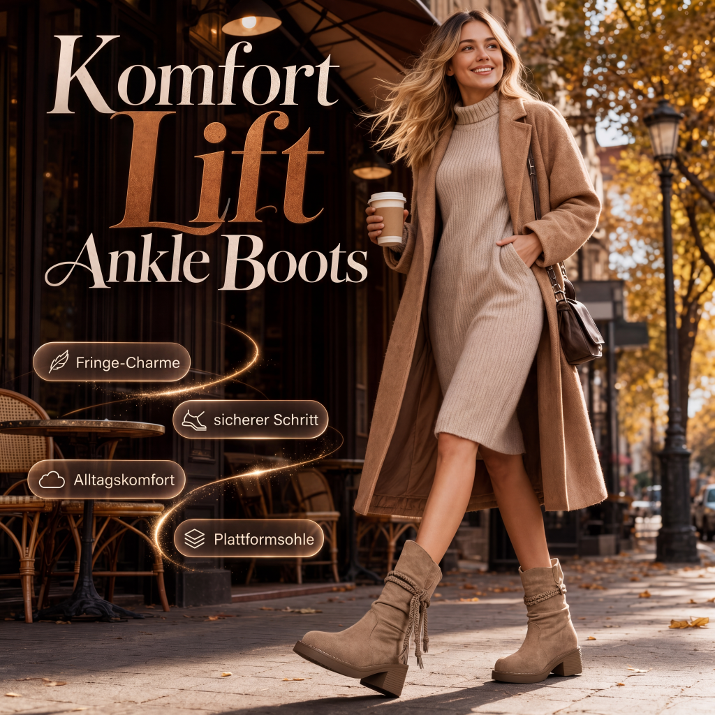 Lässige, weiche Damen-Stiefel bis zur Wade