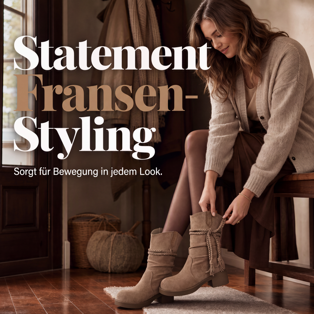 Lässige, weiche Damen-Stiefel bis zur Wade