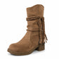 Lässige, weiche Damen-Stiefel bis zur Wade