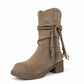 Lässige, weiche Damen-Stiefel bis zur Wade