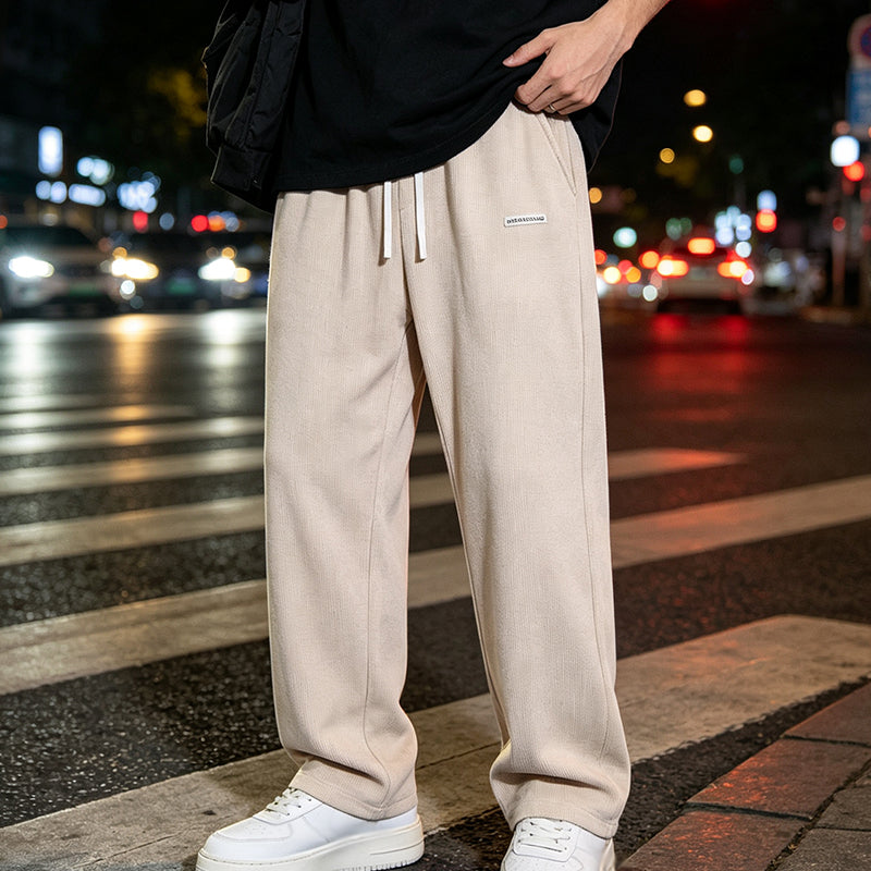 Cordhose für Herren mit lockerer gerader Passform