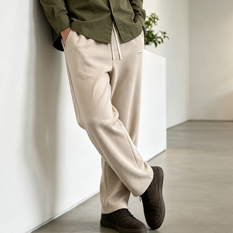 Cordhose für Herren mit lockerer gerader Passform