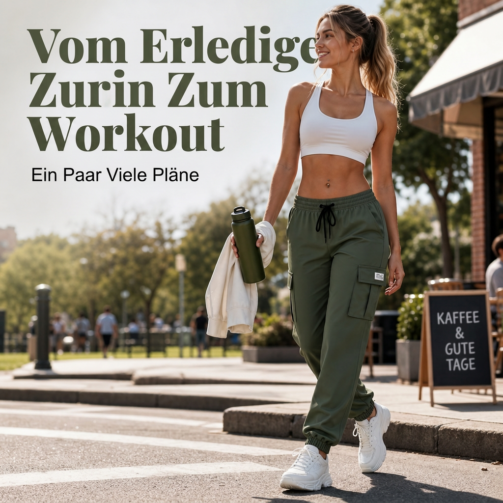🔥Beliebtes Produkt ！✨Lässige Cargo-Jogginghosen für Damen