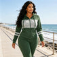 📢📢50%Rabatt!!!🎉✨Damen Freizeit-Set: Figurbetonter Hoodie und Hose