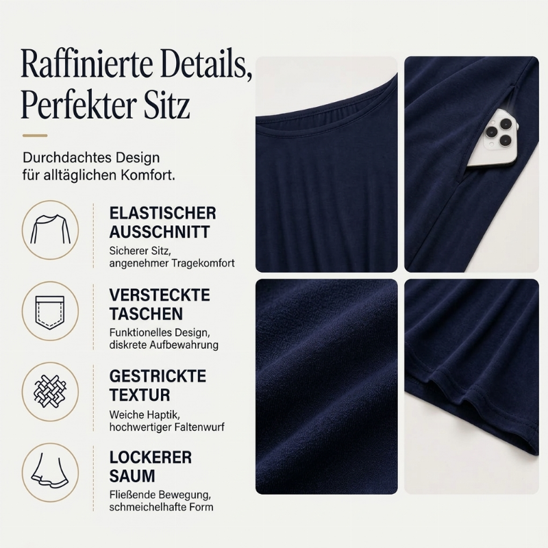 Damen Off-Shoulder Langarm Maxikleid