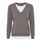 🔥Beliebtes Produkt ！✨Zweiteiliger Strickpullover mit V-Ausschnitt für Damen