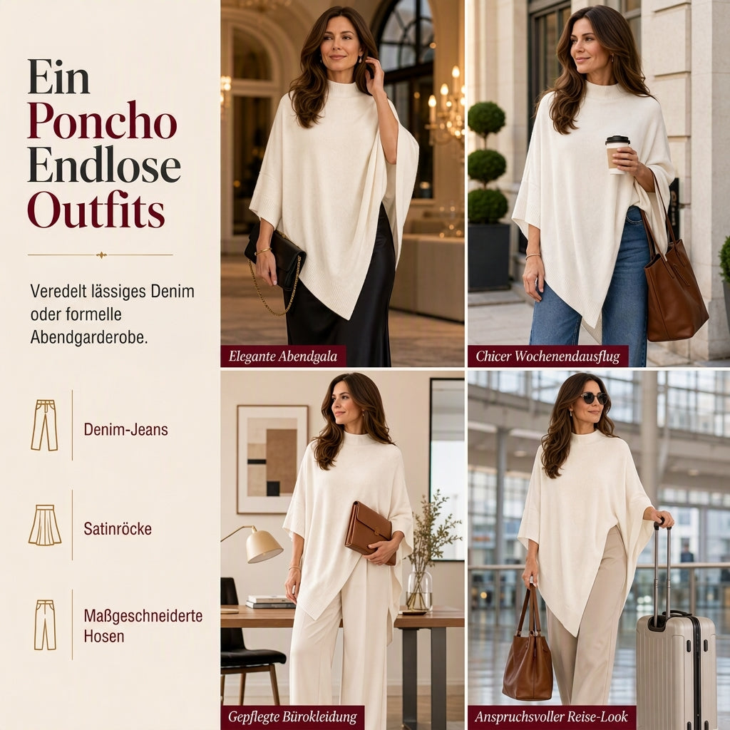 📦 Täglich 500+ Pakete versendet – der Wahnsinn! Elegante locker sitzende Strickstola in Uni-Farbe für Damen