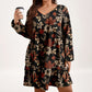 🔥Beliebtes Produkt ！✨Elegantes Kleid für Damen mit Ahornblatt-Print