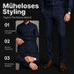 📢📢50%Rabatt!!!🎉✨Herren Zweiteiler-Set aus Polyester, bestehend aus Hemd und Hose